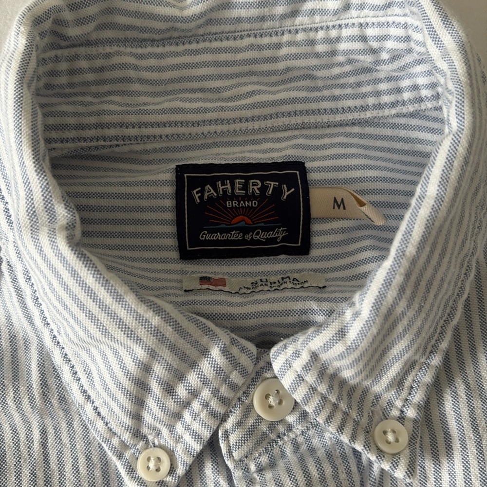 Men’s faherty button down